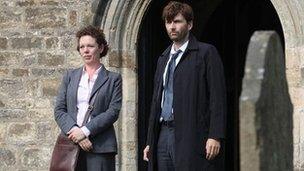 Olivia Colman and David Tennant in Broadchurch