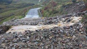 Rest and Be Thankful landslip