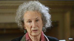 Canadian writer Margaret Atwood on 27 August 2013