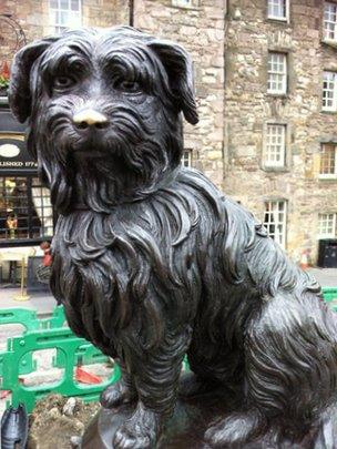 Greyfriar's Bobby's shiny nose