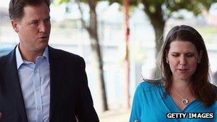 Nick Clegg and Jo Swinson