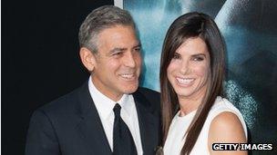 George Clooney and Sandra Bullock