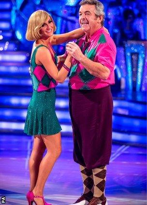 Tony Jacklin competing in Strictly Come Dancing 2013