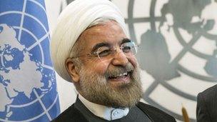 President Rouhani at the UN in New York