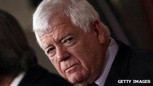 Representative Jim McDermott of Washington at a 2011 press conference.