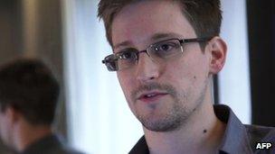 Photo of Edward Snowden taken in June 2013