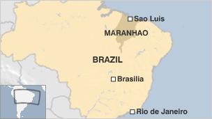 Map of Brazil