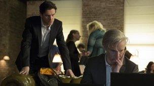 Dan Stevens and Benedict Cumberbatch in The Fifth Estate