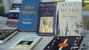 A selection of Alice Munro's books