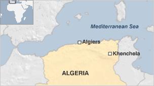 Map of Algeria