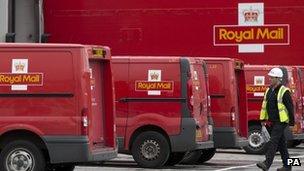 Royal Mail delivery vans