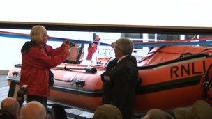 Lifeboat station opening