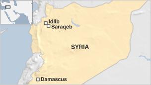 Map of Syria