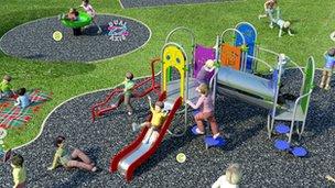 A play area is planned for Mansfield Park