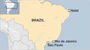 Map of Brazil