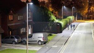 An artist impression of the new lighting