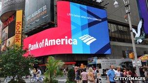 A Bank of America advert