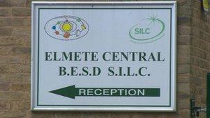 Elmete Central School sign