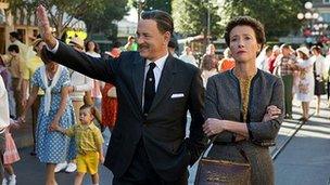 Tom Hanks and Emma Thompson in Saving Mr Banks