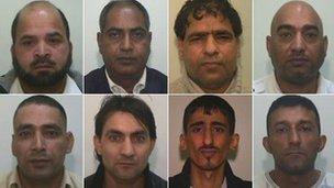 Defendants in Rochdale grooming trial