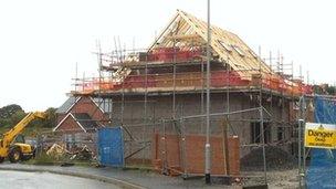 New home being built on Anglesey