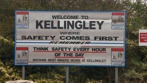 Kellingley Colliery sign