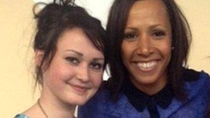 Christina Lester and Dame Kelly Holmes