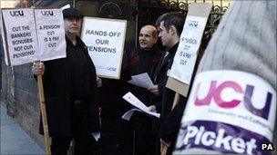 UCU picketline at Liverpool University