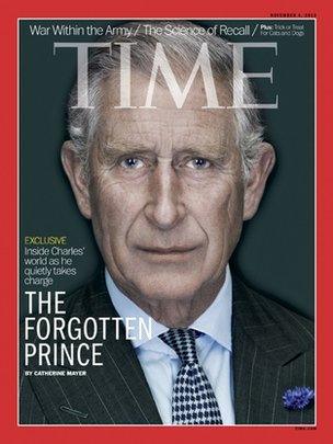 Prince of Wales on Time magazine cover