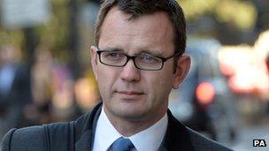 Andy Coulson arrives at court