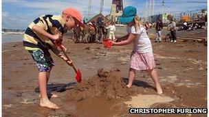 Children on beach