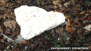 White substance found at Saints Bay in Guernsey