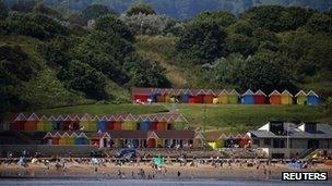 Scarborough beach huts