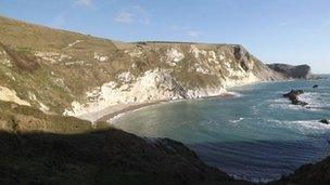 Jurassic Coast, St Oswald's Bay