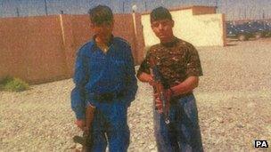 Photo of Afghan suspects