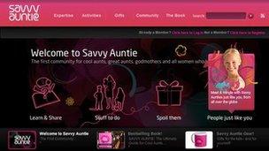 savy auntie website