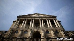 A picture of the Bank of England