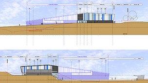 Artist's impression of swimming pool extension at Scarborough Leisure Village