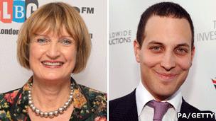 Tessa Jowell and Lord Frederick Windsor