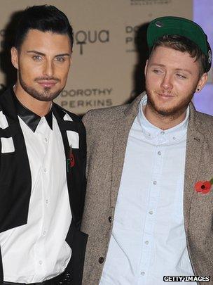 Rylan and James Arthur