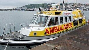 Guernsey marine ambulance Flying Christine III