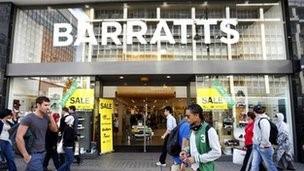 Barratts shoe shop