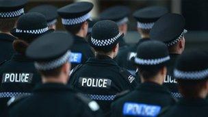 generic police scotland officers