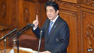 File photo: Shinzo Abe