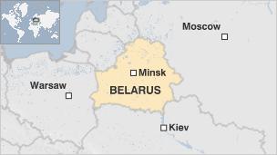 Map of Belarus