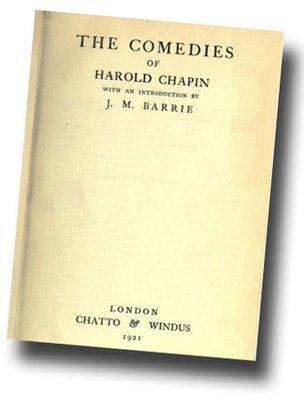 Harold Chapin comedies title page