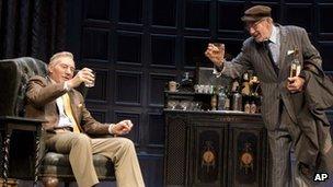 Sir Patrick Stewart and Sir Ian McKellen in No Man's Land