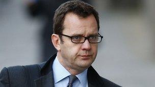 Former News of the World editor Andy Coulson