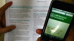 HM Revenue and Customs website and document