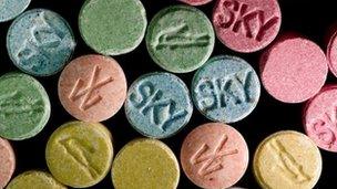 Ecstasy pills from government handout